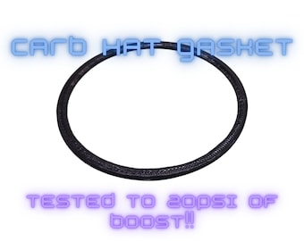 Carb Hat Gasket - Fits Holley Carbs, Throttle Bodies & More | Willd Designs 3D Printing | Fixes Boost Leaks