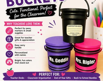 Mini Teacher Buckets