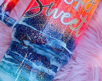 40oz Sunset Tumbler