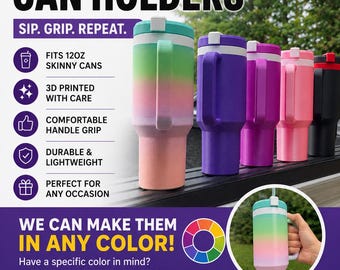 3D Tumbler Can Holder
