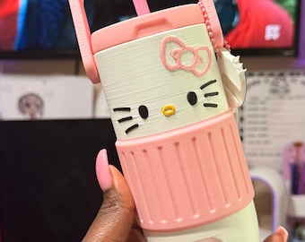 3D Kitty Can Holder