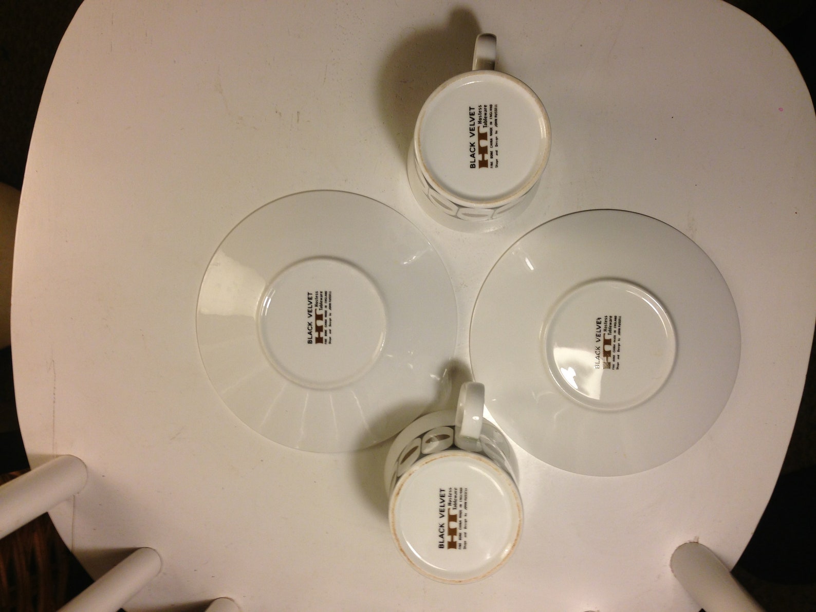 2 X Black Velvet Hostess Ware by John Russell Set of 2 Etsy