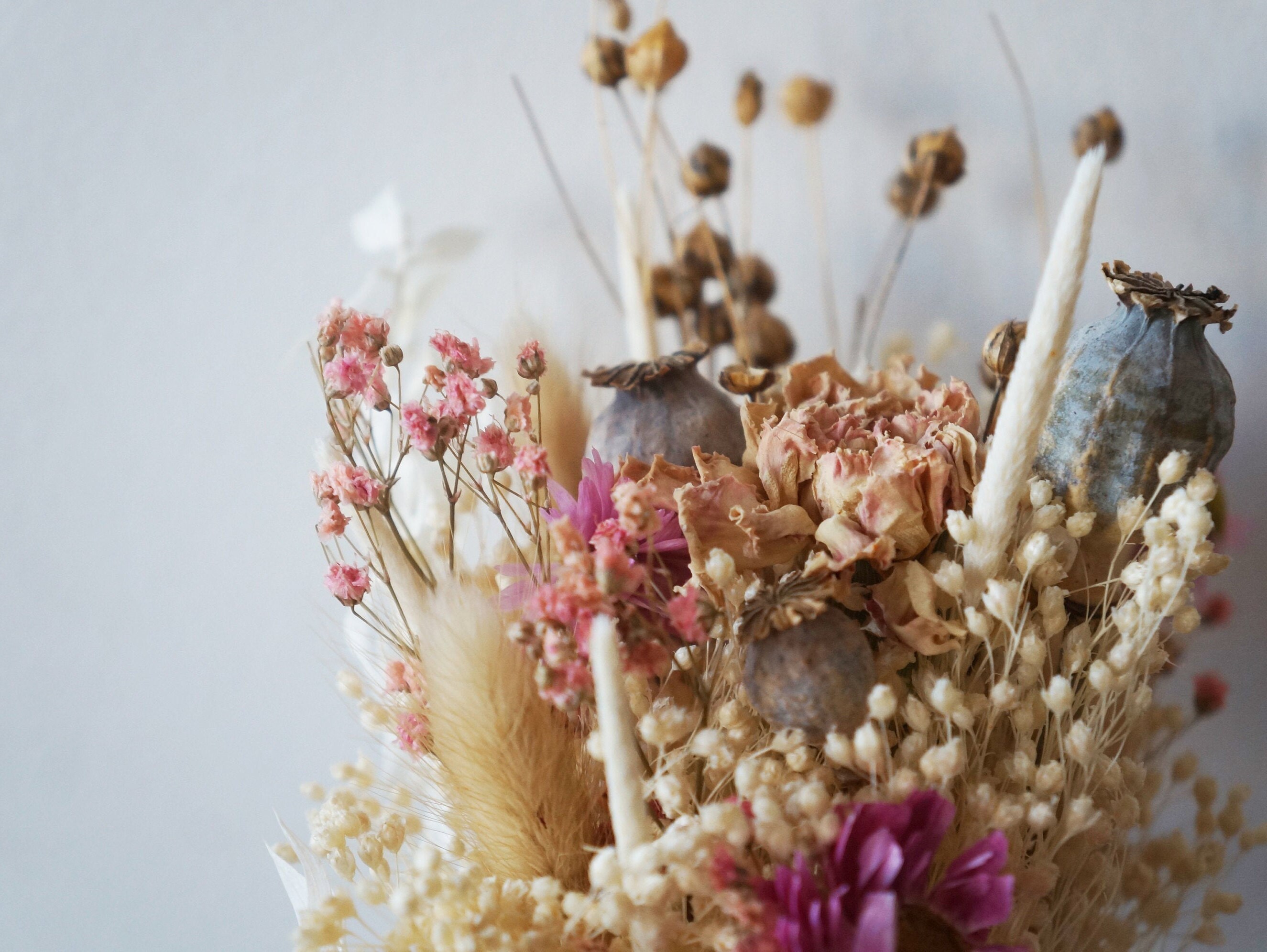 Bouquet de Fleurs Séchées et Stabilisées Collection Mici