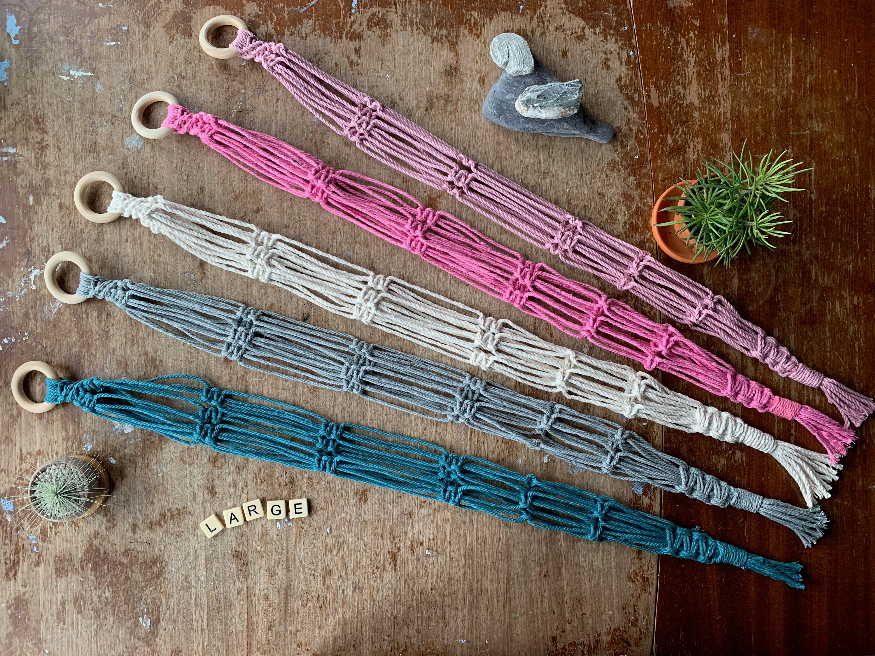 Large Macrame Plant Hanger / Plant Holder / Hanging Planter / Ceiling…