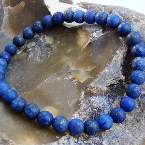 Taddart Minerals - Bracciale Blu In Lapislazzuli Naturale Con