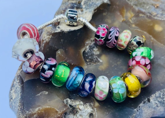 Murano glass beads for pandora bracelet online