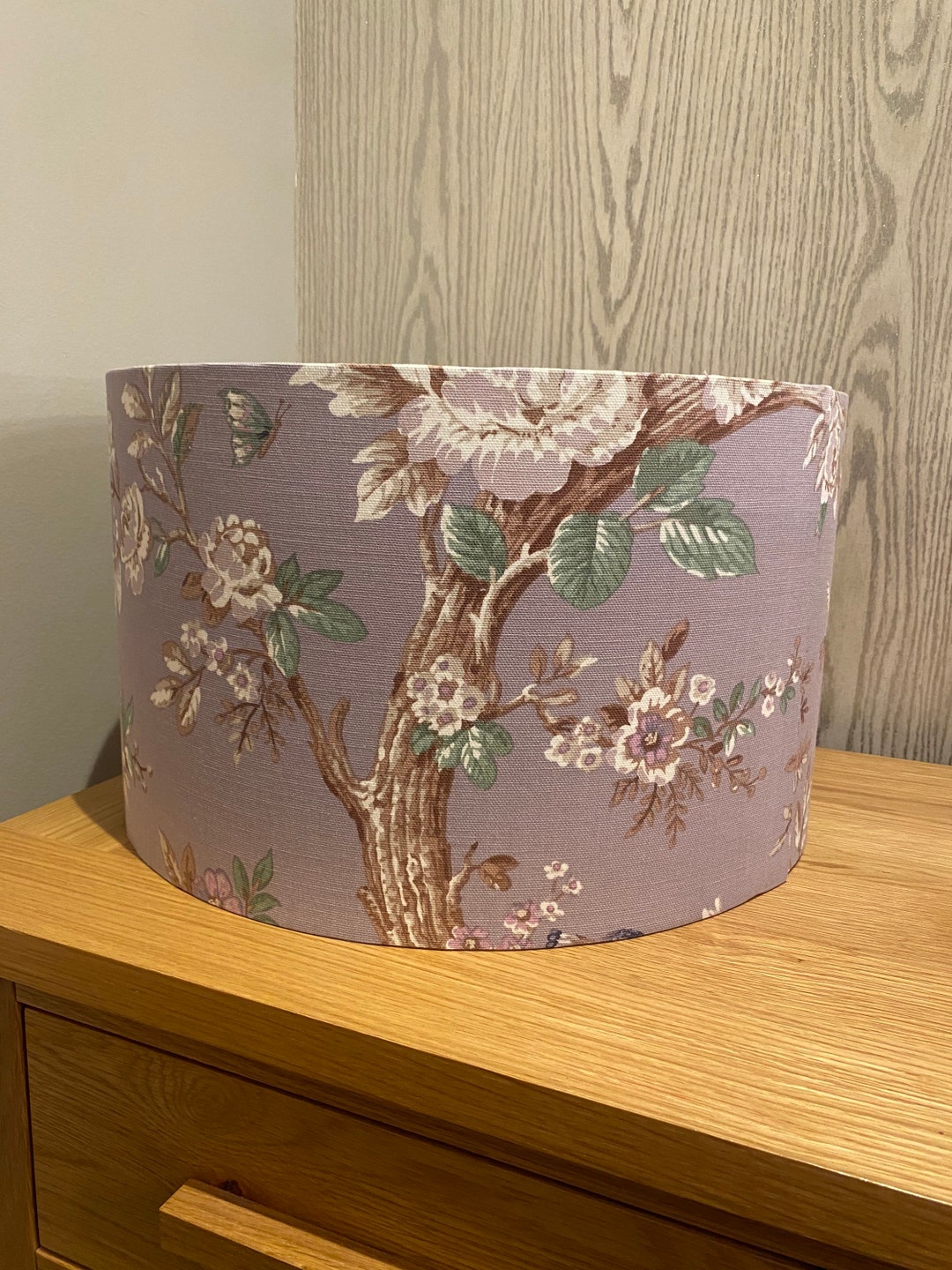 Handmade Lampshade in Laura Ashley Belvedere Iris Fabric - Etsy