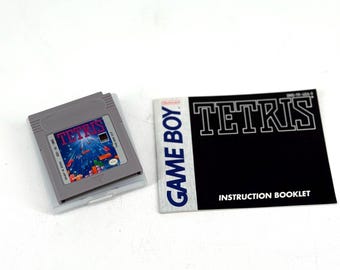 Vintage Original Nintendo Gameboy Tetris Game Boy 1980s Video Game Handheld