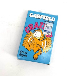 Vintage Garfield Crazy 8's Card Game - United States Playing Card Co. 1978