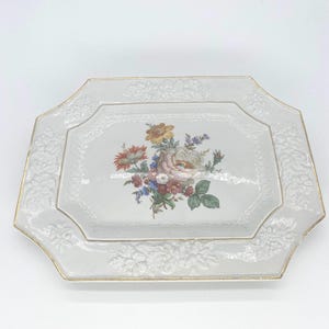 Made in Italy Floral Porcelain Plate