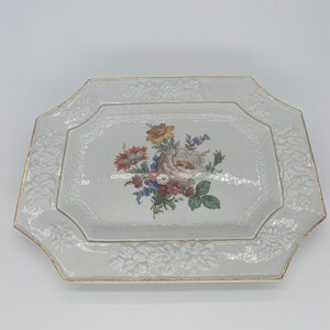 Made in Italy Floral Porcelain Plate