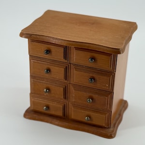 Vintage Small Jewelry Curiosity Knick-Knack Wooden Storage Box