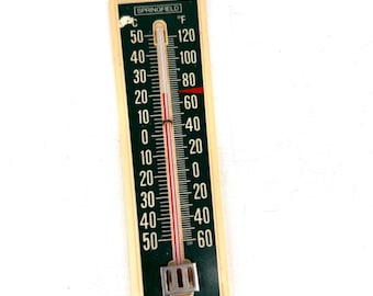Vintage Springfield Außen Thermometer Mid Century Moderne Form