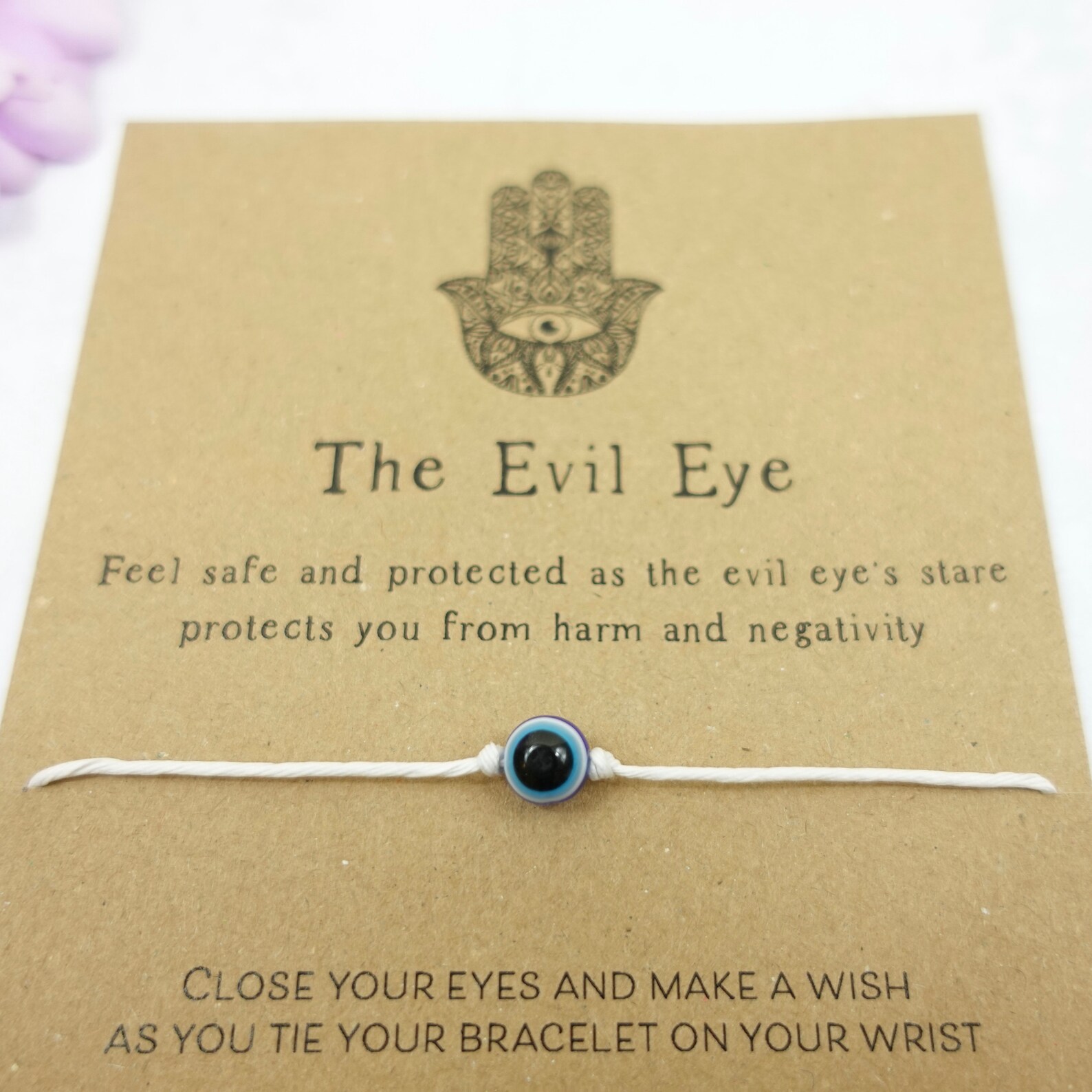 Evil Eye Wish Bracelet Protection Bracelet Evil Eye Jewelry Etsy
