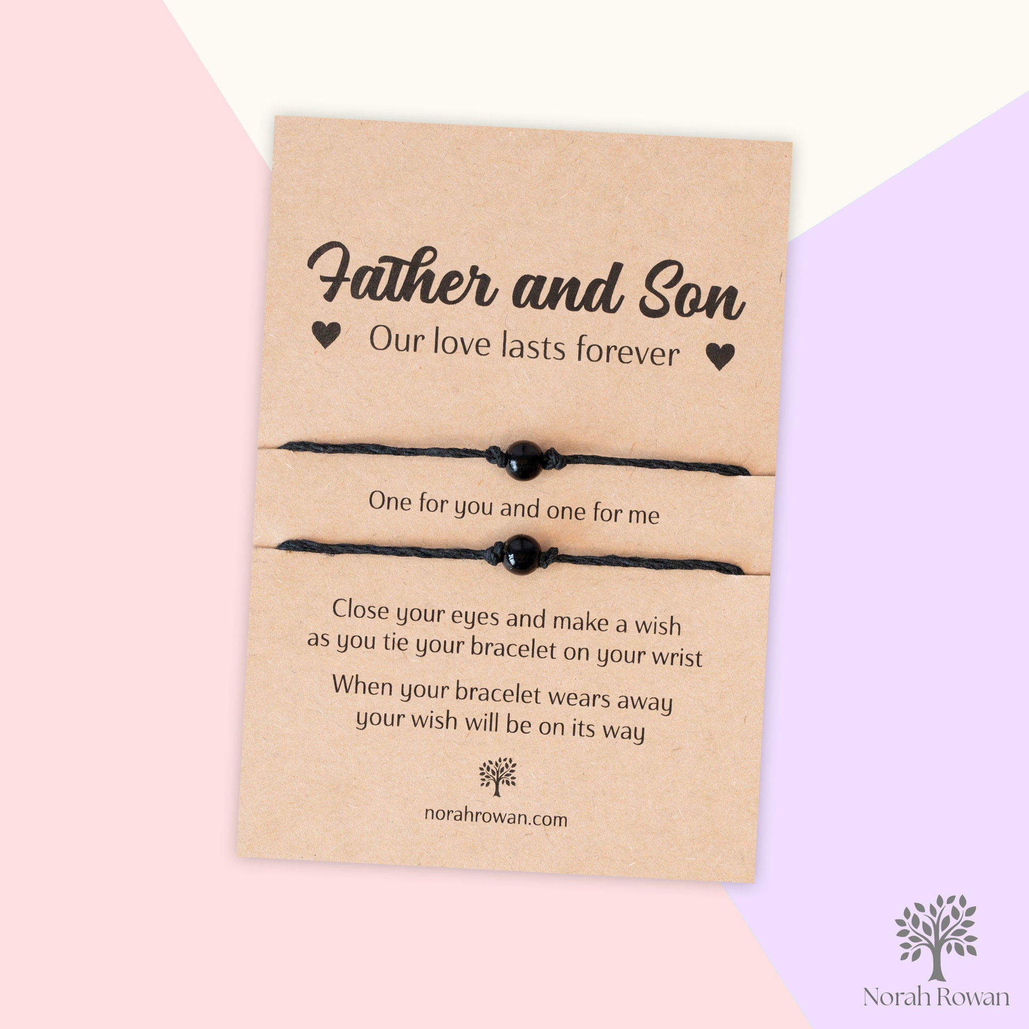 Father and son friendship bracelets deals