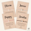 Personalised Wish Bracelet, Personalised Birthday Gift, Custom Friendship Bracelet, Your Own Name Bracelet, Charm Jewellery, Jewelry For Her