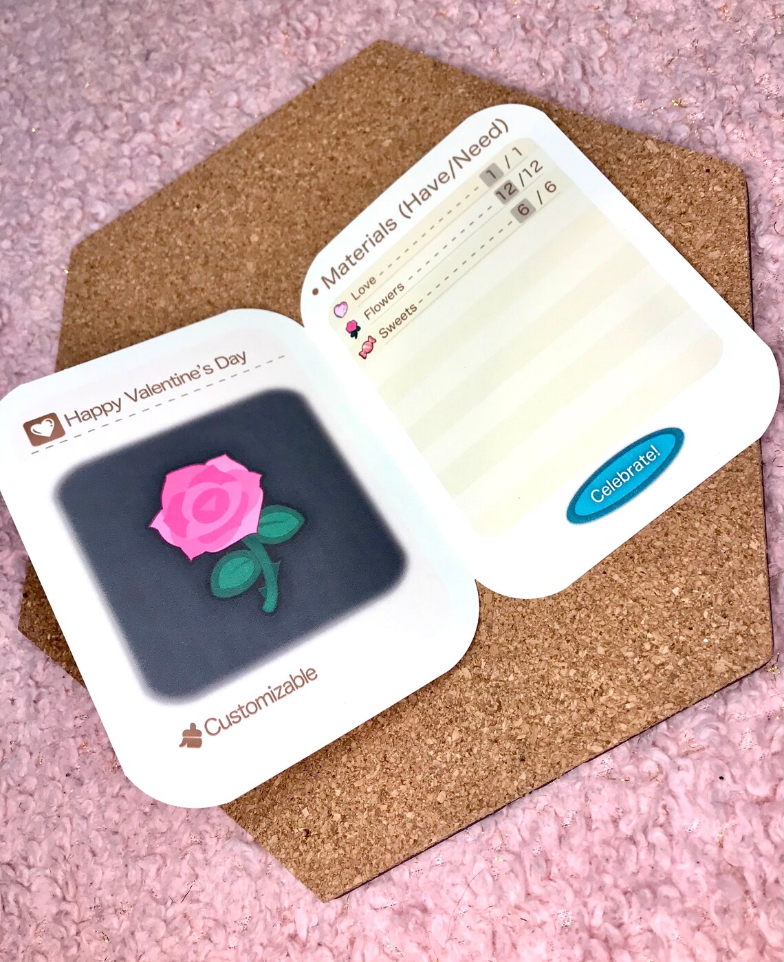 PRINTABLE DIY Recipe Valentine Card - Etsy