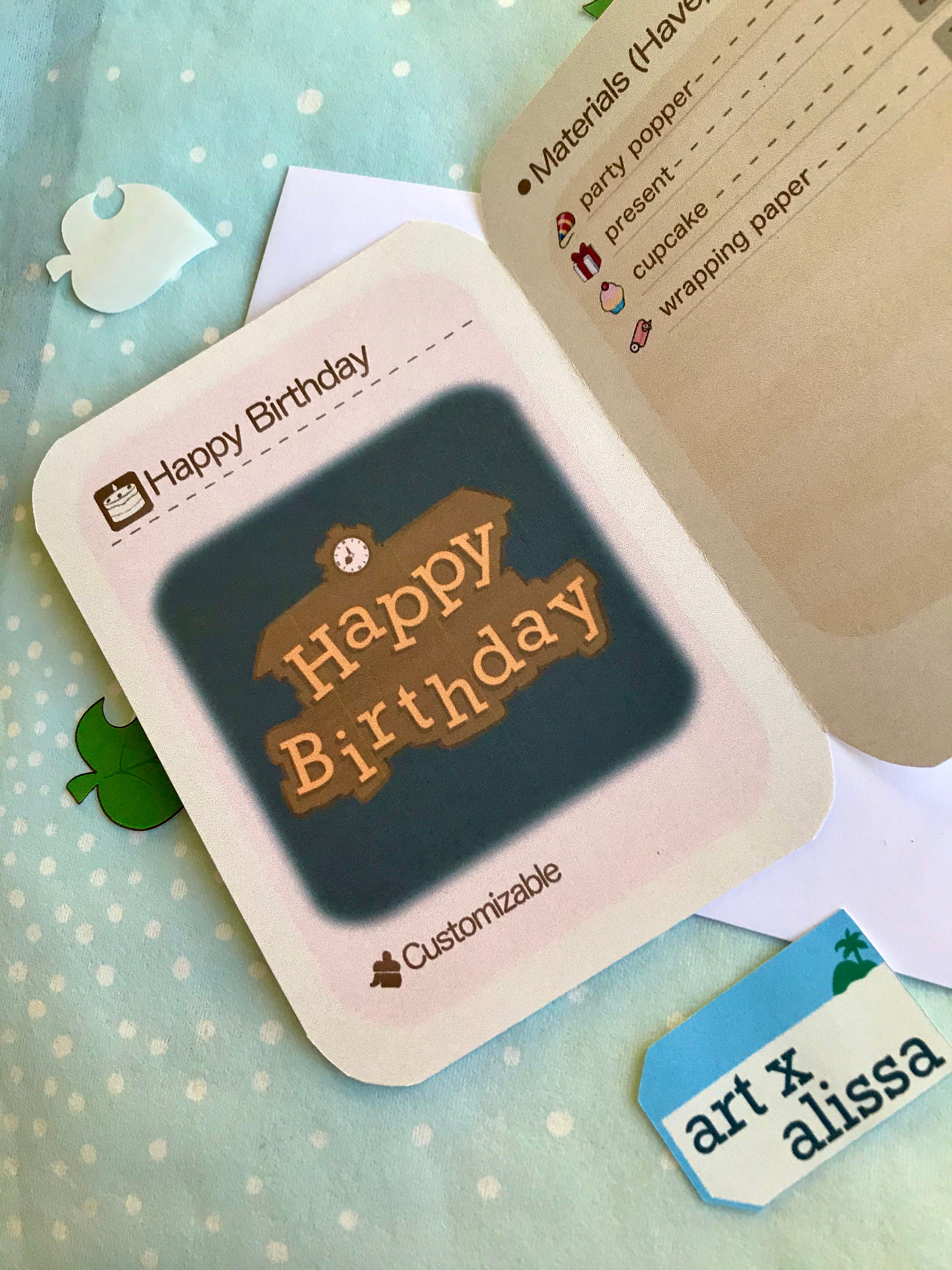 PRINTABLE DIY Recipe Birthday Card - Etsy