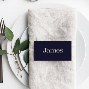 Custom Silver Foil Place Cards - Wedding Name Cards - Rose Gold Flat Place Cards - Gold Dinner Place Cards - Seating Cards - Escort Card