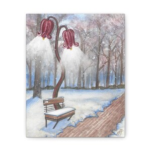 Winter Blooms Print Canvas Gallery Wraps