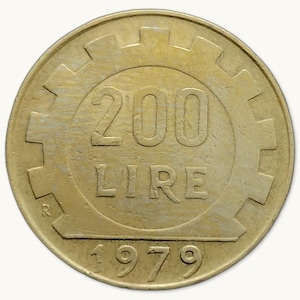 Monnaie Italie - Grade B - 1979 - 200 Lire