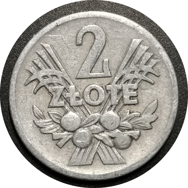 Monnaie Pologne - 1958 - 2 zlotys