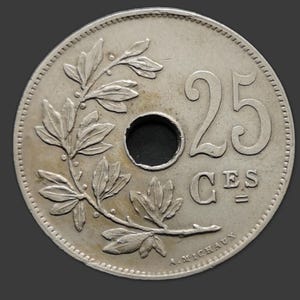 Monnaie Belgique - 1927 - 25 centimes - Albert Ier - type Michaux (en français)