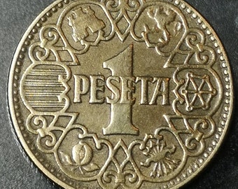 Moneda España - 1944 - 1 peseta