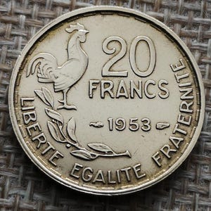 France 20 Francs 1953 – Rooster & Marianne