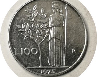1975 Coin - Italy - 100 Lire - [KM#96.1]
