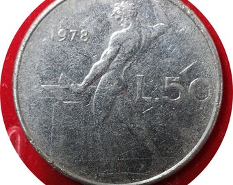 1978 Coin - Italy - 50 Lire Large module - [KM#95.1]