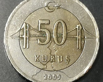 Monnaie Turquie - 2009 - 50 kuruş