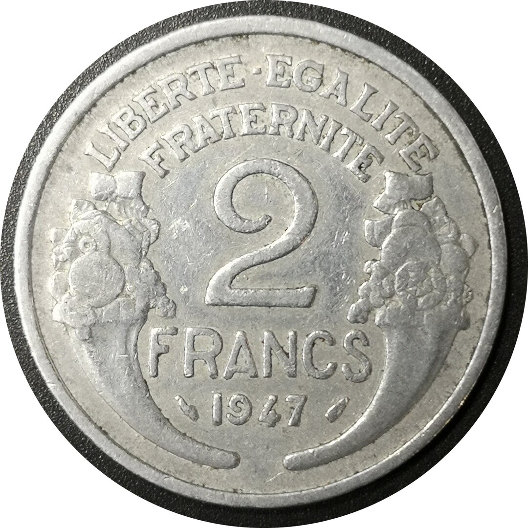 piece de monnaie 2 francs 1947