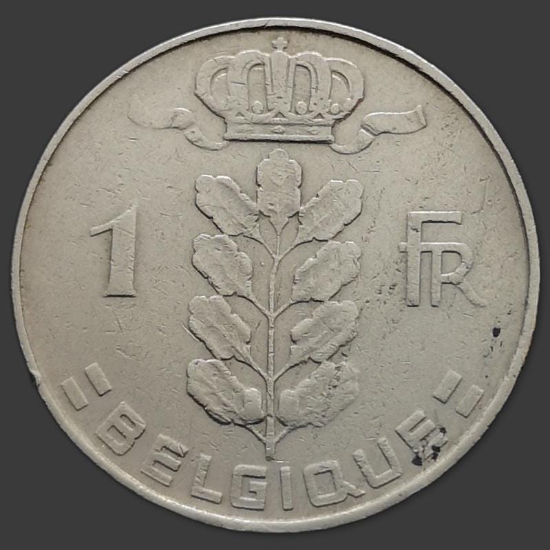 2896【フランス】1フラン硬貨　ランダム100枚 765. 1966年 フランス 1/2 フラン コイン - メルカリ