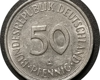 Münze Deutschland - 1990 A - 50 Pfennig Bundesrepublik Deutschland