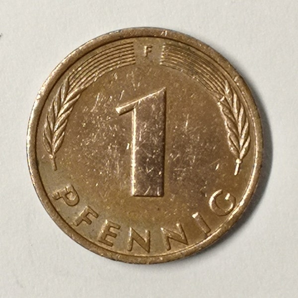 Coin Germany (FRG) - 1977 F - 1 pfennig Bundesrepublik Deutschland