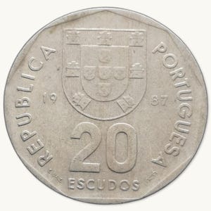 Portugal Coin - 1987 - 20 Escudos