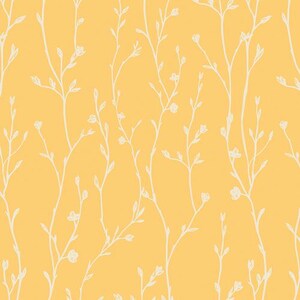 Growing Buds Sunshine Spring Equinox by Katie O&quot;Shea for Art Gallery Fabrics