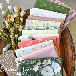 Garden Whimsy Curated Fat Quarter Bundle: Art Gallery Fabrics Summer Florals