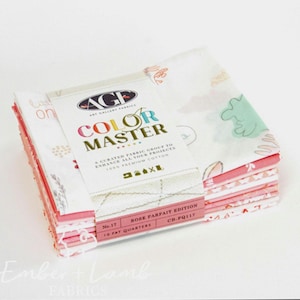 Art Gallery Fabric Fat Quarter 10 Piece Bundle: Rose Parfait Edition
