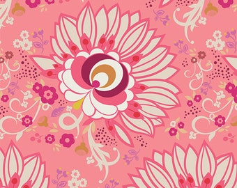 Euphloria One | La Viene Rose Season of Tribute by Pat Bravo for Art Gallery Fabrics Pink Magenta Quilt FabricEnd of Bolt | Destash
