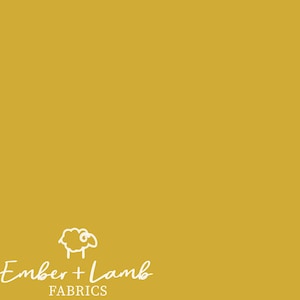 AGF Pure Solids Empire Yellow PE 407 | Pure Solids by Art Gallery Fabrics | Half Yard or by Yard Continuous Cut Quilting Fabric