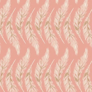 Presently Plumes | Homebody by Maureen Cracknell | Art Gallery Fabrics | Off the Bolt Yardage | Pink Feathers