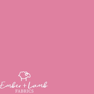 AGF Pure Solids Sweet Pink PE 474 | Pure Solids by Art Gallery Fabrics | Half Yard or by Yard Continuous Cut Quilting Fabric