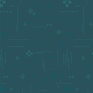 Abyss Deco Stitch Elements  | DSE-724  | Art Gallery Fabrics | Half Yard | Fat Quarter |