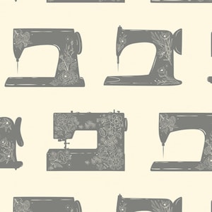 Let it Sew Classic Sewing Machine Fabric by AGF Studio