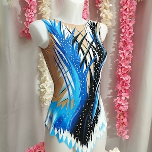 Maglia gimnasia, artistica, ritmica, patinaje artistico, gimnasia acrobatica, 100% licra