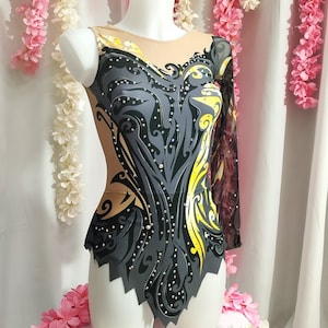 Maglia gimnasia 48h, artistica, ritmica, patinaje artistico, gimnasia acrobatica, 100% licra