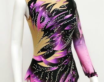 Lyrca Gymnastics Leotard, Artistic Skating, Acrobatic Dance