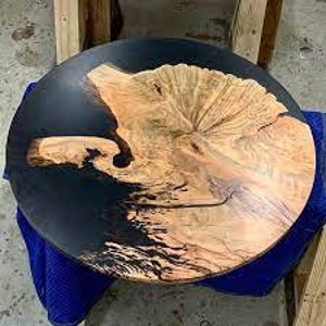 round epoxy table top, coffee table epoxy round, epoxy round dining table, round wood and epoxy table, Epoxy River Table, Epoxy Wooden Table